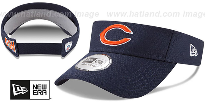 Bears '2017 NFL TRAINING VISOR' Navy by New Era