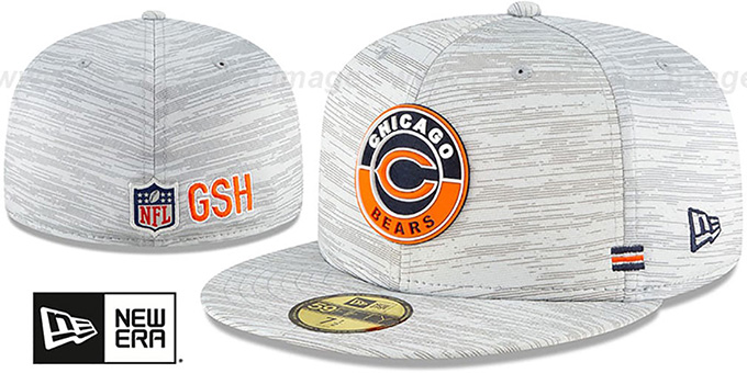 Bears '2020 ONFIELD STADIUM' Heather Grey Fitted Hat by New Era