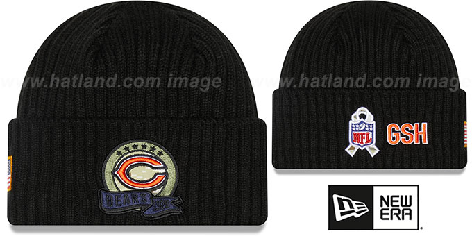 Bears '2022 SALUTE-TO-SERVICE' Knit Beanie Hat by New Era