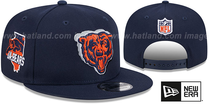 Bears 2024 'NFL DRAFT SNAPBACK' Navy Hat by New Era