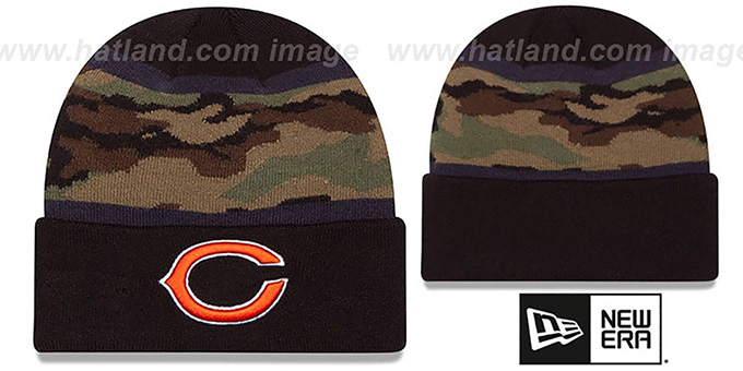 Bears 'ARMY CAMO FILLZ' Knit Beanie Hat by New Era