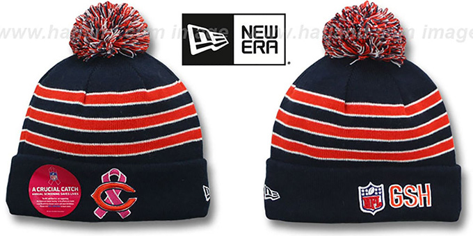 Bears 'BCA CRUCIAL CATCH' Knit Beanie Hat by New Era