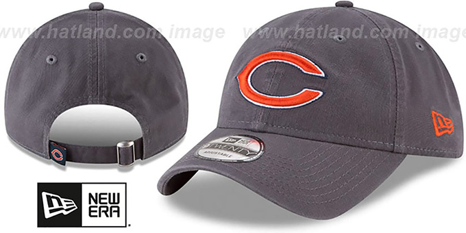 Bears 'CORE-CLASSIC STRAPBACK' Charcoal Hat by New Era