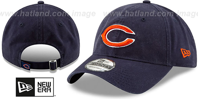 Bears 'CORE-CLASSIC STRAPBACK' Navy Hat by New Era