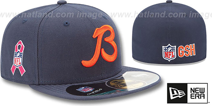 Bears 'NFL BCA' Navy Fitted Hat by New Era