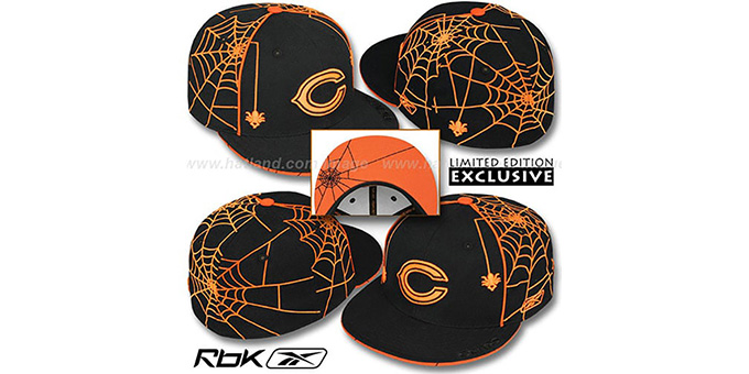 Bears 'SPIDERWEB' Black Fitted Hat by Reebok