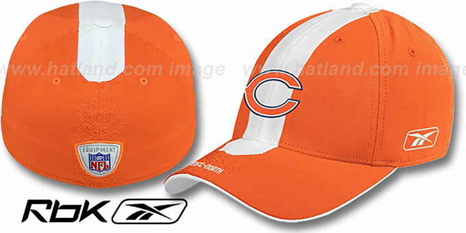 Bears 'STREAK FLEX' Orange Hat by Reebok