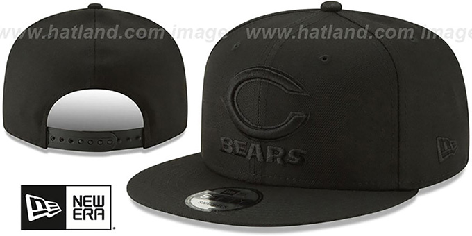 Bears 'TEAM-BASIC BLACKOUT C SNAPBACK' Hat by New Era