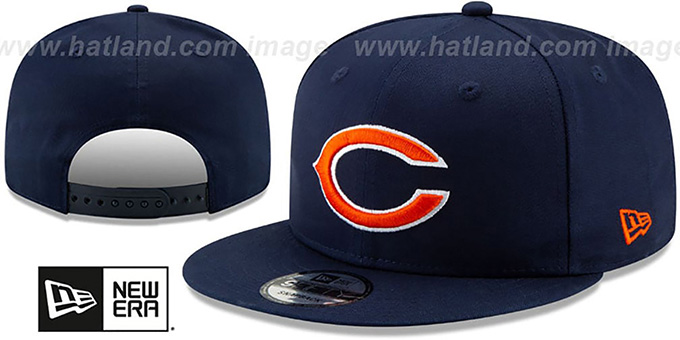 Bears 'TEAM-BASIC SNAPBACK' Navy Hat by New Era