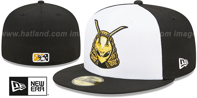 Bees 'MILB MARVEL DEFENDERS' White-Black Fitted Hat by New Era