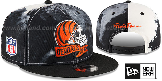 Bengals '2022 NFL SIDELINE TIE-DYE SNAPBACK' Hat by New Era