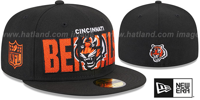 Bengals 2023 'NFL DRAFT' Black Fitted Hat by New Era