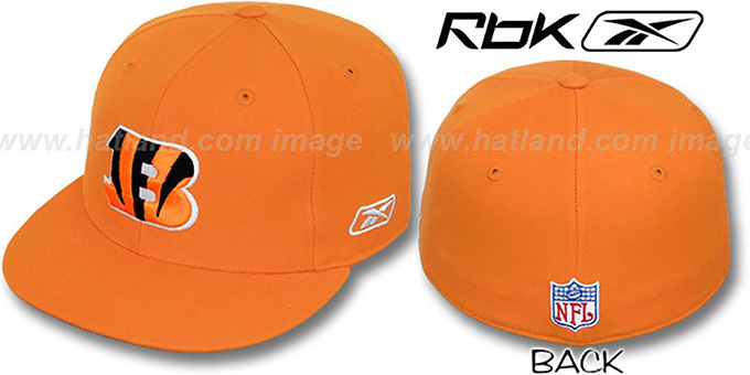 Bengals 'COACHES' Orange Fitted Hat by Reebok