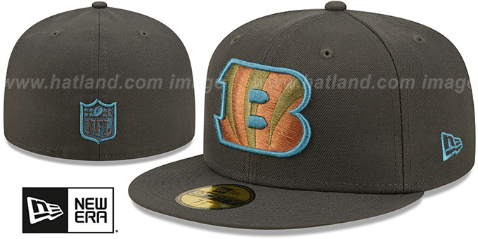 Bengals 'COLOR PACK MULTI' Charcoal Fitted Hat by New Era