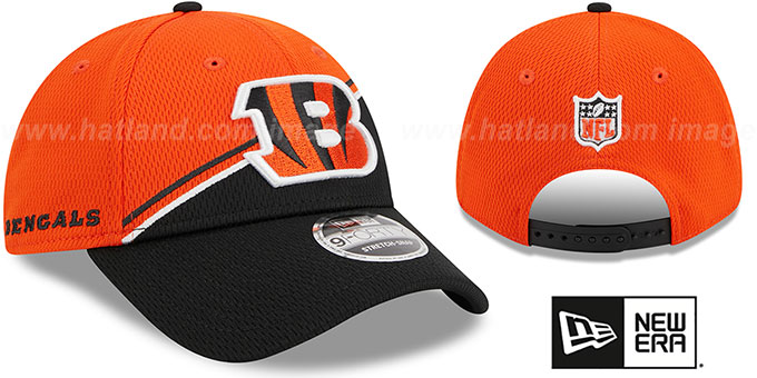 Bengals 'DASHMARK SIDELINE SNAPBACK' Orange-Black Hat by New Era