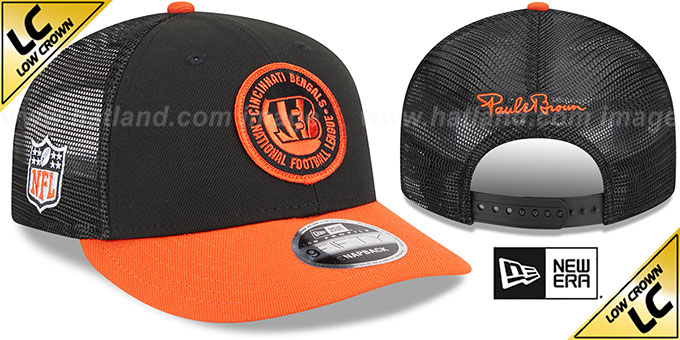 Bengals 'LP TRUCKER SIDELINE SNAPBACK' Black-Orange Hat by New Era