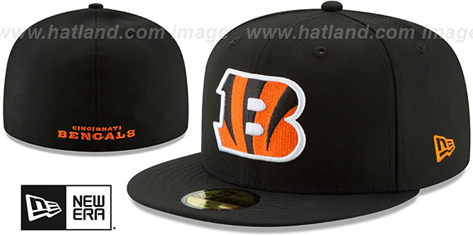 Bengals 'NFL TEAM-BASIC' Black Fitted Hat by New Era