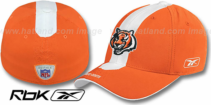 Bengals 'STREAK FLEX' Orange Hat by Reebok