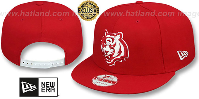 Bengals 'TEAM-BASIC SNAPBACK' Red-White Hat by New Era