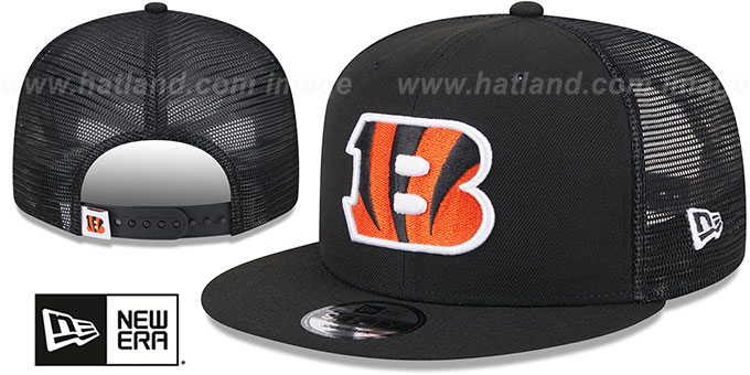 Bengals 'TEAM-BASIC TRUCKER SNAPBACK' Black Hat by New Era