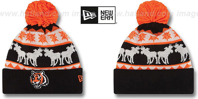 Bengals 'THE-MOOSER' Knit Beanie Hat by New Era