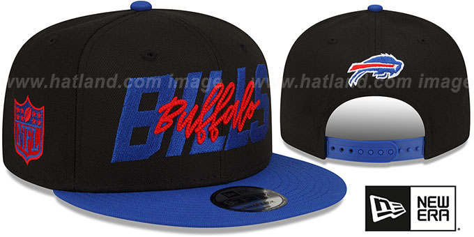 Bills '2022 NFL DRAFT SNAPBACK' Black-Royal Hat by New Era