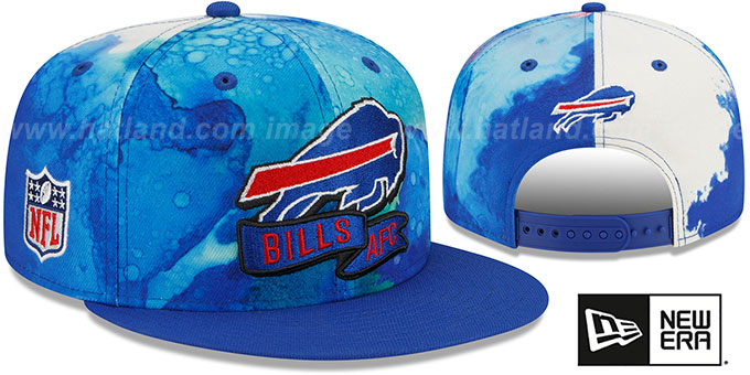 Bills '2022 NFL SIDELINE TIE-DYE SNAPBACK' Hat by New Era