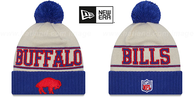 Bills 2023 'HISTORIC SIDELINE' Knit Beanie Hat by New Era