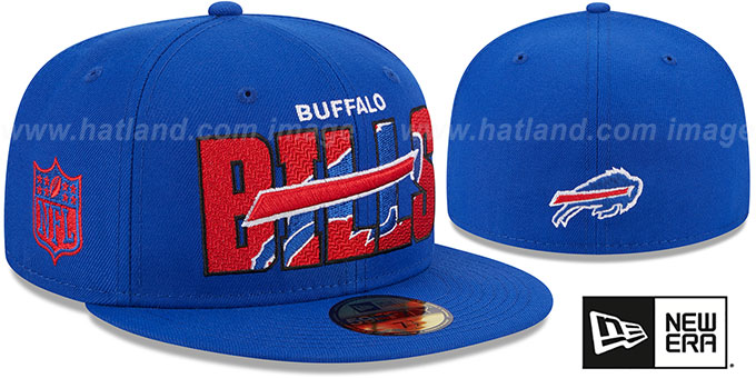 Bills 2023 'NFL DRAFT' Royal Fitted Hat by New Era