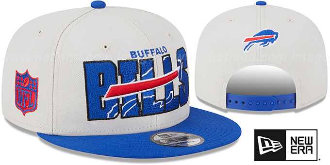 Bills 2023 'NFL DRAFT SNAPBACK' Stone-Royal Hat by New Era