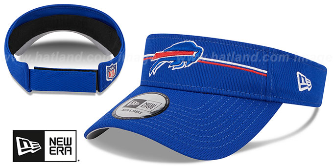 Bills 2023 'NFL TRAINING CAMP VISOR' Royal by New Era