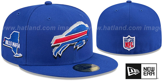 Bills 2024 'NFL DRAFT' Royal Fitted Hat by New Era