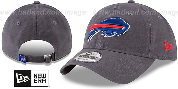 Bills 'CORE-CLASSIC STRAPBACK' Charcoal Hat by New Era