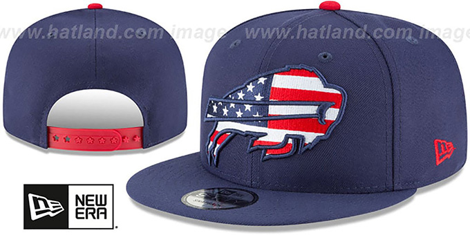 Bills 'FLAG FILL INSIDER SNAPBACK' Navy Hat by New Era