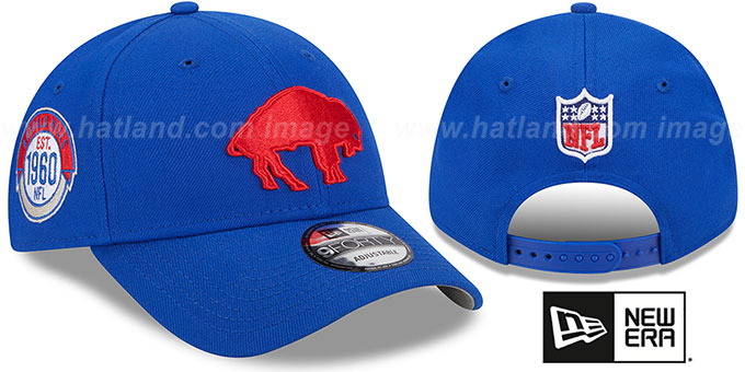 Bills 'HISTORIC SIDELINE SNAPBACK' Royal Hat by New Era