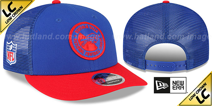 Bills 'LP TRUCKER SIDELINE SNAPBACK' Royal-Red Hat by New Era