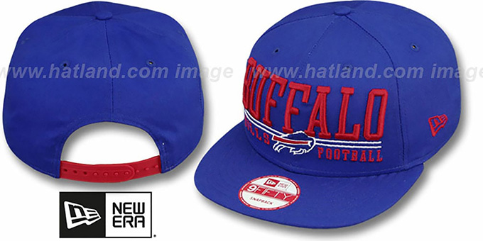 Bills 'NFL LATERAL SNAPBACK' Royal Hat by New Era