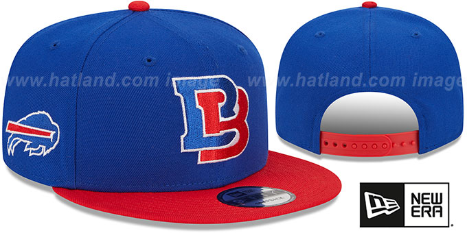 Bills 'NFL LIGATURE SNAPBACK' Royal-Red Hat by New Era