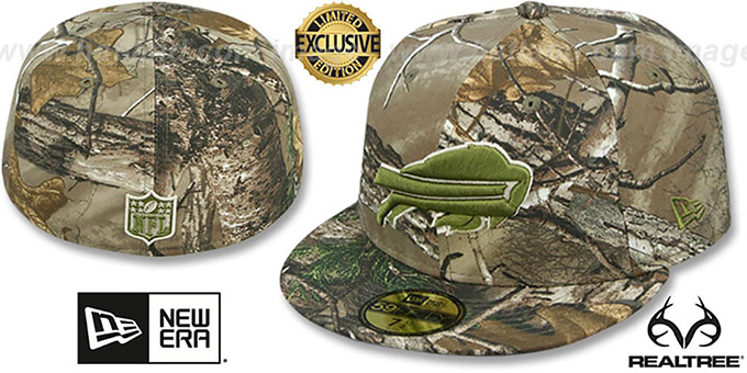 Bills 'NFL TEAM-BASIC' Realtree Camo Fitted Hat by New Era