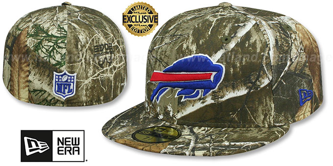 Bills 'NFL TEAM-BASIC' Realtree Camo Fitted Hat by New Era