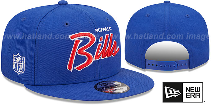 Bills 'SCRIPT-UP SNAPBACK' Royal Hat by New Era