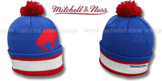 Bills 'XL-LOGO BEANIE' Royal by Mitchell and Ness