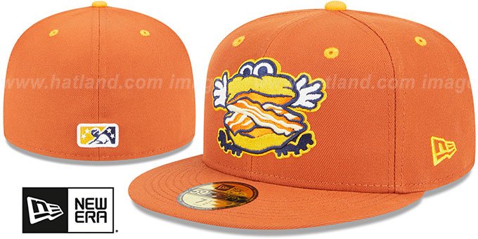 Biscuits 'THEME NIGHT' Burnt Orange Fitted Hat by New Era