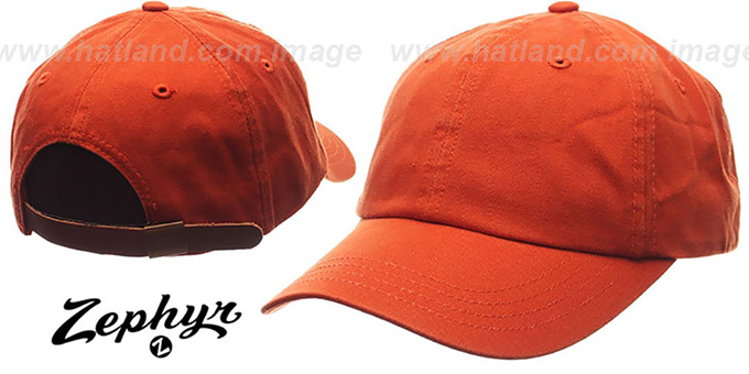 Blank 'DADDY STRAPBACK' Burnt Orange Hat Zephyr