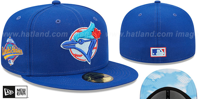 Blue Jays 1993 WS 'CLOUD-UNDER' Royal Fitted Hat by New Era