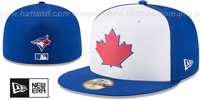 Blue Jays '2018 PROLIGHT-BP' White-Royal Fitted Hat by New Era