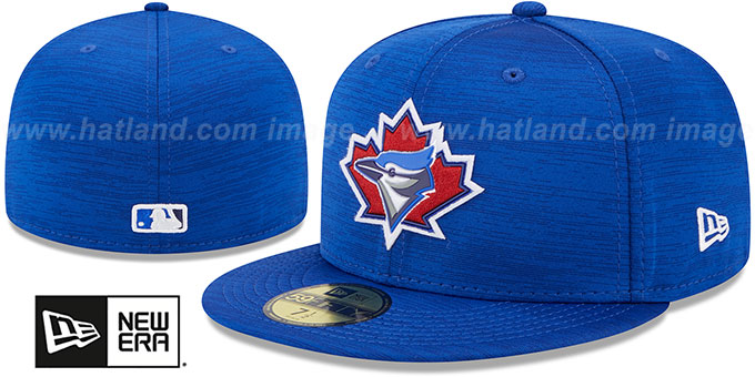 Blue Jays '2023 CLUBHOUSE' Heather Royal Fitted Hat by New Era