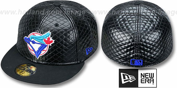 Blue Jays ALT 'QUILTE' Black Fitted Hat by New Era