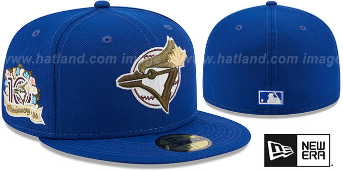 Blue Jays 'BOTANICAL SIDE-PATCH' Royal Fitted Hat by New Era