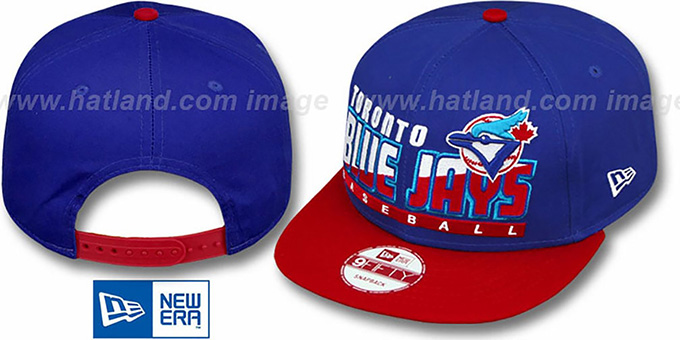 Blue Jays COOP 'SLICE-N-DICE SNAPBACK' Royal-Red Hat by New Era